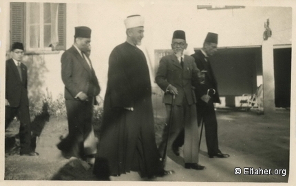 1946 - Haj Amin El-Husseini and Haj Aghus Salem